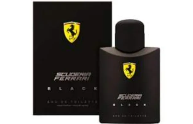 [Peixe Urbano] Perfume Ferrari Black Masculino Eau de Toilette 125ml - R$70
