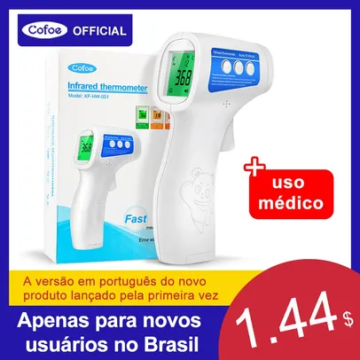 [Novos usuários] Termômetro Cofoe (Versão com caixa em português disponível) | R$ 9