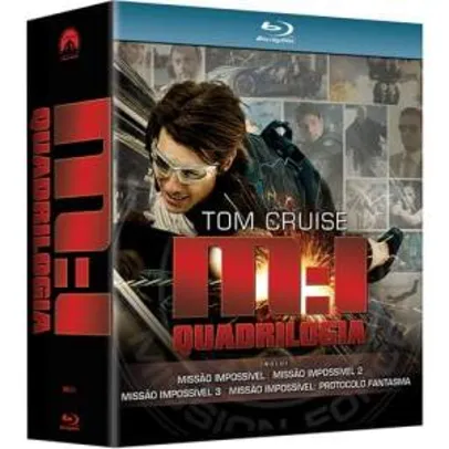 [Americanas] Box Blu-ray Missão Impossivel - Quadrilogia (4 Discos) - R$48