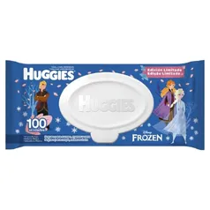 Toalhas Umedecidas Huggies Frozen - Embalagem com 100 Toalhas