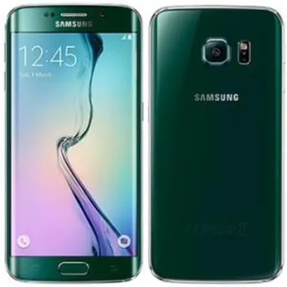 [Efácil] Smartphone Galaxy S6 Edge Verde Tela 5.1" 4G+WiFi, Android 5.0, Câmera 16MP, Memória 32GB - Samsung por R$ 2088