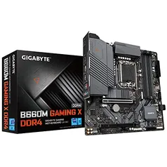 Placa Mãe Gigabyte para Intel 1700 B660M Gaming X 4x DDR4 mATX