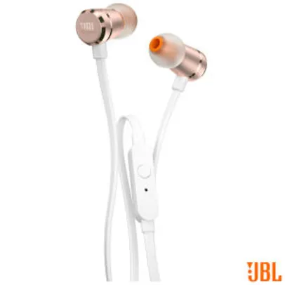 Fone de Ouvido JBL Intra-auricular Rosê - T290 - R$ 76