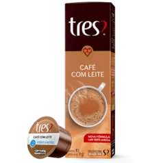 Cápsula de Café com Leite TRES 3 Corações