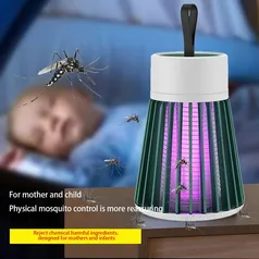 Abajur repelente Choque elétrico Mosquito Killer Lamp, Luz UV, Anti Mosquito Trap, Iluminação d