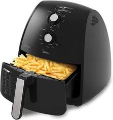 Fritadeira Elétrica Airfryer Midea 4 LITROS Preta 127/220V