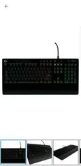 Teclado Gamer Multimídia USB G213 Prodigy - Logitech - R$200