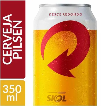 Cerveja Skol Lata 350ml - R$ 2,29