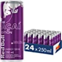 [rec] Energético Red Bull Energy Drink, Açaí, 250ml (24 latas)