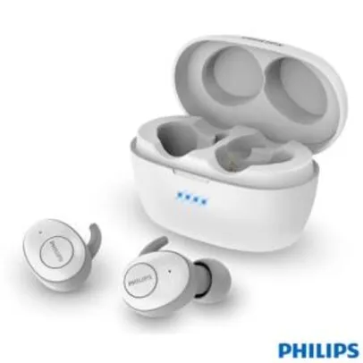 Fone de Ouvido Philips TWS Upbeat Intra-auricular Branco | R$283