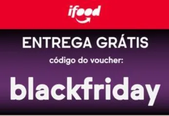 Entrega grátis + 30% de desconto no iFood