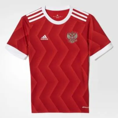 Camisa Adidas Rússia I Infanto-juvenil - R$79,99
