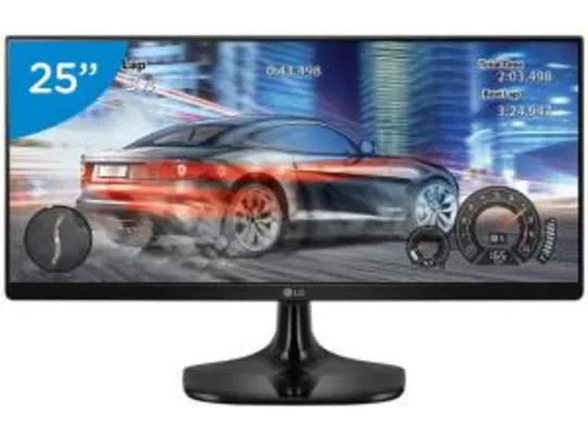 Monitor para PC Full HD LG LED UltraWide IPS 25” - 25UM58 Magazine Luisa