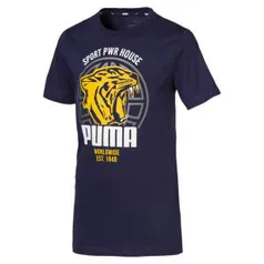 Camiseta Alpha Graphic Masculina | Azul | PUMA