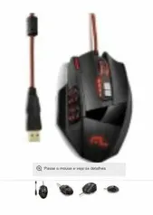 Mouse Multilaser Gamer Laser 18 Botões 4000Dpi Preto USB - MO206 - R$16,90