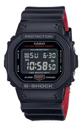 Relógio Casio G-shock Masculino Digital Dw-5600uhr-1dr