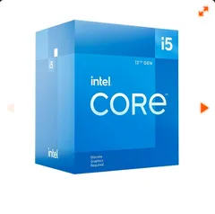 Processador Intel Core i5 12400F 2.5GHz (4.4GHz Turbo), 12ª Geração, 6-Cores 12-Threads, LGA 1700, BX8071512400F