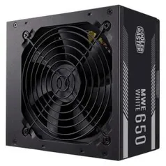 Fonte Cooler Master 650w 80 Plus White | R$379