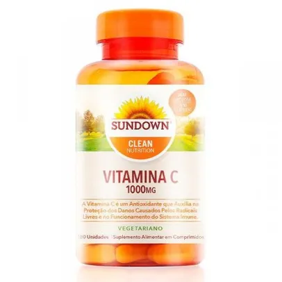 Vitamina C 1000mg Sundown Vitaminas com 180 Cápsulas
