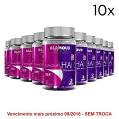 Kit Vitaminas - Cabelo, Pele e Unhas 600 Cáps Glamour Midway (PRÓXIMO AO VENCIMENTO) - R$39.99