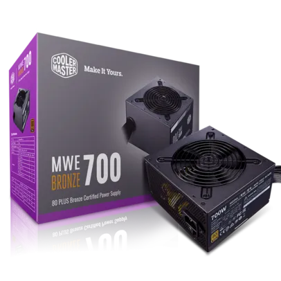 Fonte Cooler Master MWE V2 700W, 80 Plus Bronze, PFC Ativo, MPE-7001-ACAAB-BR