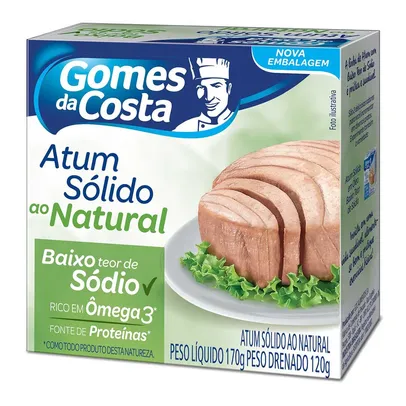 [Regional] Atum Sólido ao Natural Gomes da Costa 170g