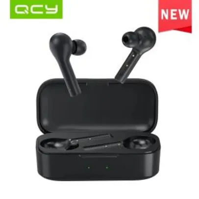 Fones de ouvido intra-auricular qcy t5, bluetooth v5.0