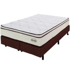 Conjunto Cama Box Colchão Queen Ortopédico Sleep Extra Firme por R$ 849