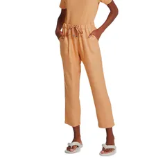 Calça Feminina Carrot Cintura Alta Em Viscose