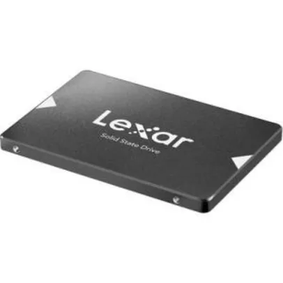 SSD Lexar NS100, 128GB, SATA, Leitura 520MB/s - LNS100- R$ 90