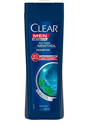 Clear Men Ice Cool Menthol Shampoo Anticaspa, 400ml