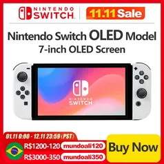 Nintendo Switch Oled Model Game Console White Set And Neon Blue Red Set With Enha
