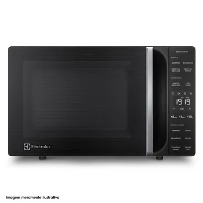 Foto do produto Micro-ondas Electrolux Preto 23L Efficient (ME23P)