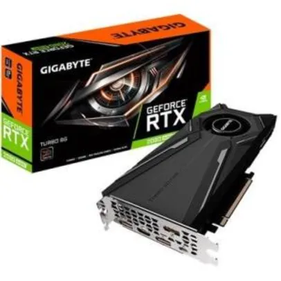 Placa de Vídeo Gigabyte NVIDIA GeForce RTX 2080 Super Turbo, 8G + Antivírus