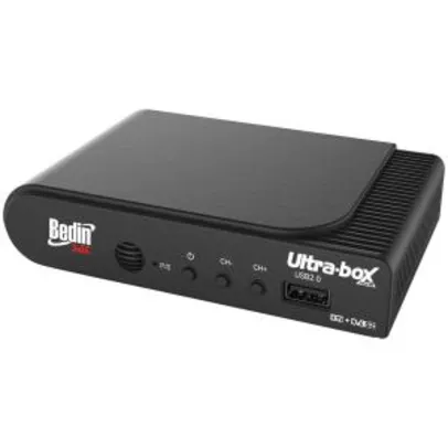 Receptor E Conversor Digital Ultra Box HD USB 2.0 Bedin Sat | R$157