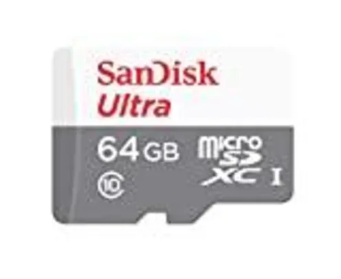 Cartão Micro SD Sandisk 64GB 80mb/s Sdxc Cl 10 Lacrado
