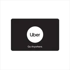 Cartão Vale Presente Pré-pago Uber R$ 100 Reais