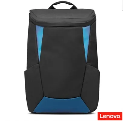 Mochila Lenovo IdeaPad Gaming Para Notebook Até 15.6" Preto e Azul | R$125