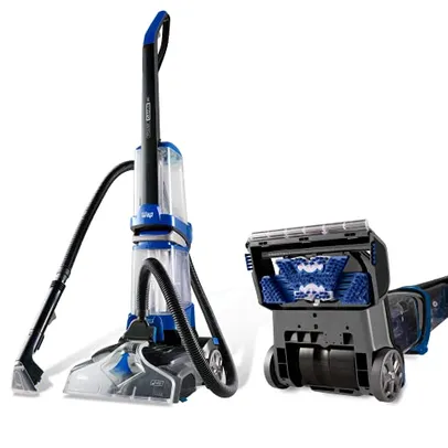 Extratora e Higienizadora Vertical WAP POWER CLEANER PRO 2000W 2 em 1 Escova Elétrica Tapetes e Carpetes 127V