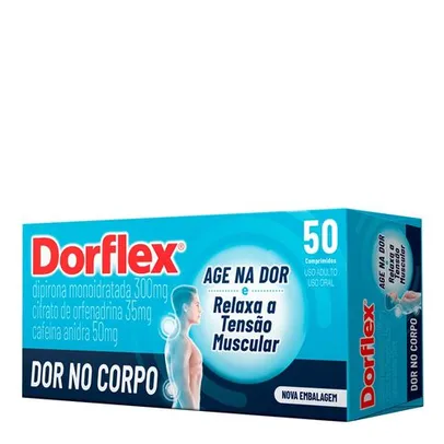 [R$ 19,19 cada] 2 Dorflex Sanofi 50 Comprimidos