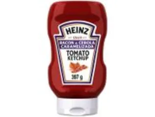 Ketchup Bacon & Cebola Caramelizada Heinz 397g leve 3 pague 2