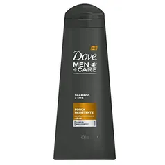 (RECORRÊNCIA R$9,67) Dove Shampoo 2 Em 1 Cafeína Fortificante Mais Cálcio Men+Care 400Ml