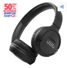 [R$ 104,50 BanQi] Headphone JBL Tune 510BT - Preto