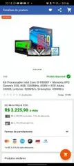 Kit Processador Intel Core i9-9900KF + Memória XPG Gammix D30, 8GB, 3200MHz, DDR4 + SSD Adata, 240GB - R$3226