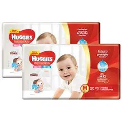 Fralda Huggies Supreme Care - 3 pacotes por R$ 119,70 - Tamanhos M, G e XG