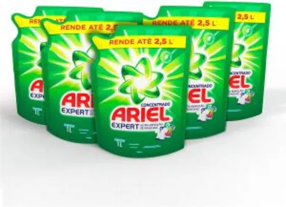 [Prime] Kit Sabão Líquido Concentrado Ariel Expert, R$ 58