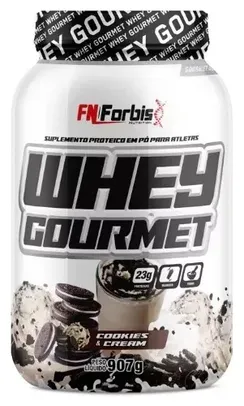 Whey Protein Gourmet 907g Cookies Cream Sabor Cookies & Cream