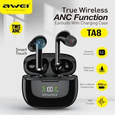 [11.11] Awei TA8 anc bluetooth-compatível 5.2 usb type-c