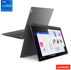 Notebook Lenovo IdeaPad Flex 5i i7-1165G7 8GB 256GB SSD W10 14" FHD - Placa de Vídeo Intel Iris® Xe