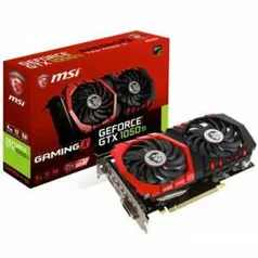 Placa de Vídeo MSI GeForce GTX 1050 TI 4GB GAMING X - R$720